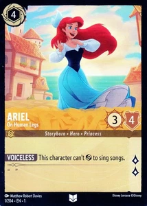 2023 Disney Lorcana First Chapter TCG "Ariel"! #1/204. Uncommon. NM-Mint! - Picture 1 of 2