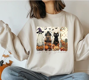 Gothic und Vintage Halloween Sweatshirt - Bild 1 von 19