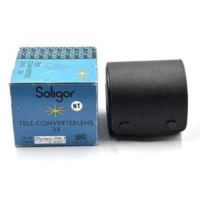 Soligor Auto Tele Converter 3X for Olympus OM-1 w/Box & Case - Mint! - Image 1 of 4