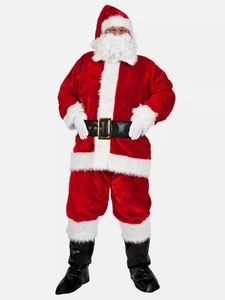 Costume adulto Regal peluche DELUXE NATALE BABBO NATALE 8 pezzi XM-4568 taglie forti - Foto 1 di 1