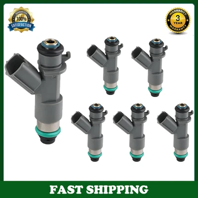 6x inyector de combustible para Acura MDX 3,7 L 2008 2009 2010 2011 2012 2013 16450-R70-A01 Foto 1 de 4