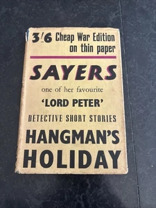 Dorothy Sayers Hangman's Holiday Cheap War Edition - Lord Peter 1942 - Picture 1 of 11