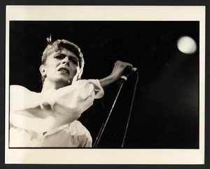 David Bowie 1980er Jahre In Concert Original Nachrichten Foto 8 x 10 Typ 1 - Bild 1 von 2