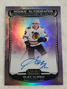 Alex Vlasic 2022-23 O-Pee-Chee Platinum Rookie Cosmic AUTO #/65 OVP Signature - Bild 1 von 6