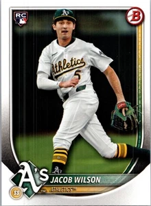 Jacob Wilson Rookie Athletics 2025 Bowman #9 - Imagen 1 de 2