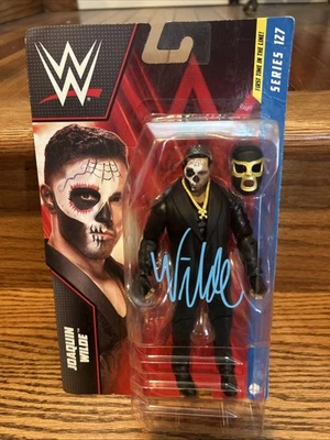 JOAQUIN WILDE - Autografiado WWE Mattel Series 127 1st Time In Line 2021 Beckett Foto 1 de 4