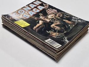 Marvel Comics Conan Saga Magazines Lot Of 11 - Picture 1 of 5