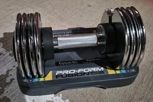 Juego de mancuernas y bandeja ajustables Pro-Form Fusion Spacesaver 25 libras  - Imagen 1 de 4