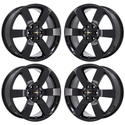 20" Chevrolet Trailblazer Gloss Black Exchange Wheels Rims Factory OEM 5254 2... - Image 1 of 4