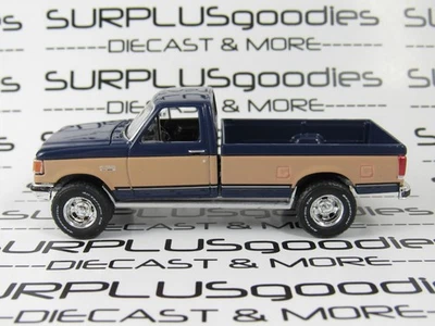 Ford F150 F-150 XLT 1987 Greenlight 1:64 suelta azul camioneta de trabajo agrícola Foto 1 de 4