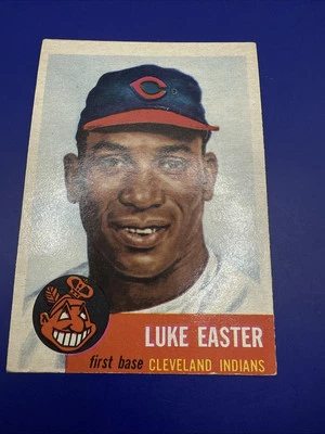 1953 Topps #2 Luke Easter Cleveland Indians 2xAS 12.5WAR 1948WSC 2x100RBI 50/51 - Image 1 of 4