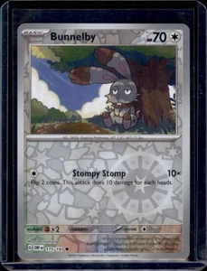 Bunnelby SV03: Obsidian Flames Pokémon #175/197 Holograma Inverso Casi Nuevo+ - Imagen 1 de 2