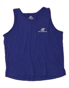 NEW BALANCE Womens Vest Top UK 14 Medium Blue Polyester CX51 - Picture 1 of 3