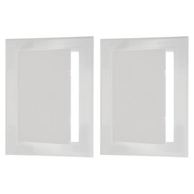 7.09x4.92 Inch(180x125mm) Self-Adhesive Access Panel, 2Pcs Access Doors White - Image 1 of 4