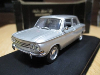 Minichamps 1 43 NSU TT Saloon 1967y Silver - Image 1 of 4