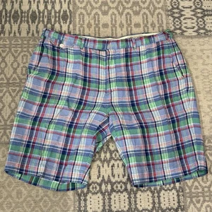 Ralph Lauren Shorts Mens 36 India Madras Plaid Classic Fit Summer Preppy Casual - Picture 1 of 9
