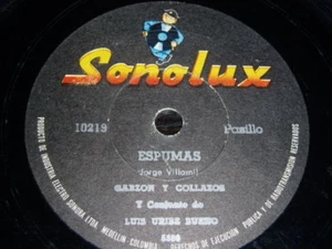 KOLUMBIEN 78rpm RECORD Sonolux GARZON UND KLEBER Flur - Bild 1 von 1