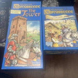 Rio Grande Boardgame Inns & Cathedrals (2002 Ed) SW & The Tower Box Game - Picture 1 of 3