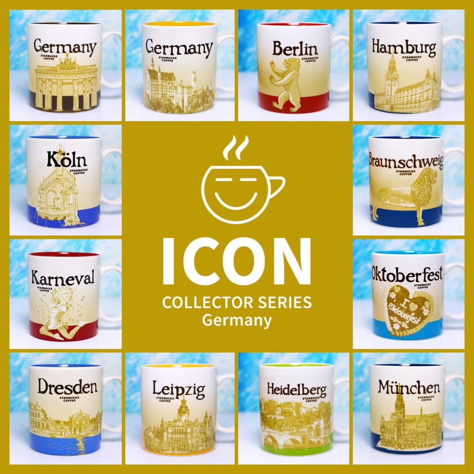 » STARBUCKS City Mugs » GERMANY « NEU » Icon Kaffee Coffee Tasse Deutschland