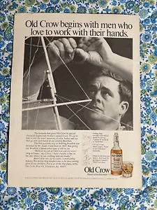 Pubblicità Vintage 1970 Vecchio Corvo Stampa Borbone Uomini che amano lavorare con le mani - Foto 1 di 7