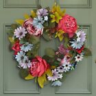Small Simulation Wreath with Wildflowers Perfect for Spring Decoration