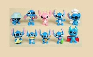 Lilo & Stitch Playset 10 Figure Cake Topper * USA SELLER Toy Doll Set Disney - Picture 1 of 1