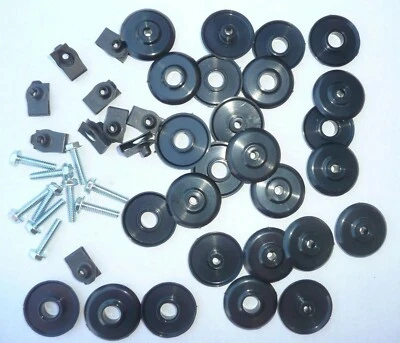  1970 Cuda 1968-69 Charger Grille Hardware Kit Grill Mount H/W Screw Nut Bolt — 第 1/2 张图片