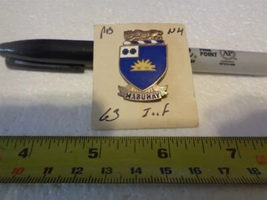 63ª Infantería NH Unidad Cresta, DI, DUI Pinback (DRAW#87) - Imagen 1 de 1