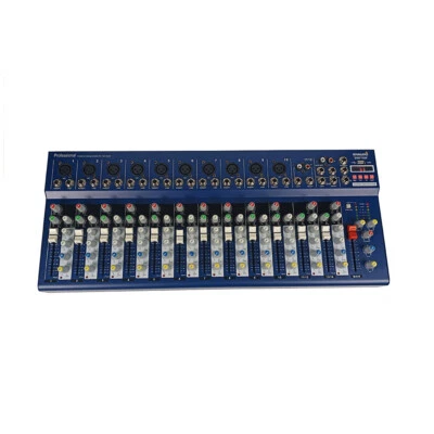  14CH Audio Live Sound Mixer Bluetooth Stage Mixing Console Home Recording Mixer - Image 1 of 4