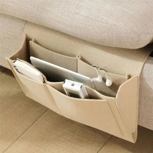 New Bed Organizer Couch Hanging Bag Bedside Pockets Gadget Storage Holder Book - Picture 1 of 9