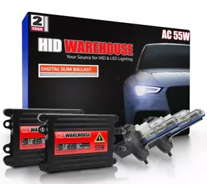 HID-Warehouse AC 55W H4 HID Xenon Kit - 4300K 5000K 6000K 8000K 10000K - Picture 1 of 7