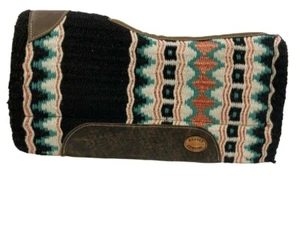 28" x 30" Klassy Cowgirl BARREL STYLE SADDLE PAD w/ Felt bottom Metallic rose - Picture 1 of 3