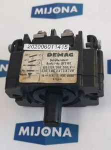 Elemento di commutazione DEMAG elemento di commutazione interruttore gru 872 107 11A 872 031 VDE 0660 - Foto 1 di 3