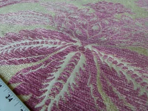 SOLD!By Yd Scalamandre TRINANDOT STRAWBERRY PINK HEAVY ARTICHOKE TAPESTRYRP204/Y - Picture 1 of 11