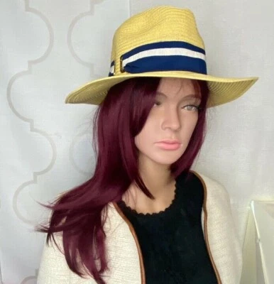 Gorra de papel con correa azul marino de navegación Calvin Klein para mujer A5OH2666 talla única Foto 1 de 4