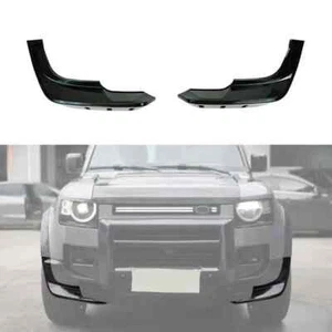Front Bumper Lip Chin Canards Cover For Land Rover Defender 110 90 130 2020-2024 - Picture 1 of 5