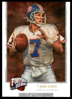 2008 Upper Deck Heroes John Elway Denver Broncos #231 - Image 1 of 2