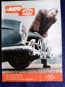 AMS Auto Motor und Sport 24/1956  Mercedes 300 SLS, Fiat Multipla, Maserati 2500 - Bild 1 von 7