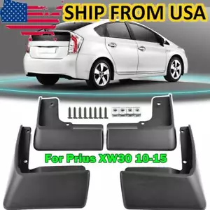 4Pcs Mud Flaps Splash Guards Front Rear 00016-47225 For Toyota Prius XW30 10-15 - Picture 1 of 7