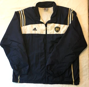 Adidas NOTRE DAME Jacket Vintage Three Stripe Lined Embroidered L/XL - Picture 1 of 12