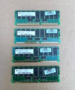 1GB (4 x 256MB) Micron MT18VDDT3272G-202B1 DDR ECC 200Mhz Memory - Picture 1 of 3