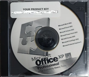 Microsoft Office XP Professional 2002 Version W/ Product Key - Picture 1 of 1