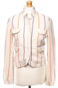 ETRO MILANO LINEN JACKET ITALY MADE IT 42 UK 10 US 8 EU 36 S MINT FIRST CLASS - Picture 1 of 10