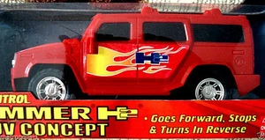 AUTO TRENDZ, CONTROL REMOTO R / C HUMMER H2 CAMIÓN DE JUGUETE, ESCALA 1: 20, ROJO, NIÑOS 3+, NUEVO - Imagen 1 de 3