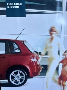 Fiat Stilo 5 Door Models Car Sales Info Brochure Frameable 2002 - Picture 1 of 2