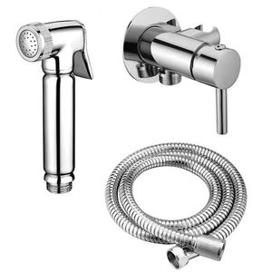 Design WC/Bidet Handbrause Komplettset mit Mischerarmatur Mini Shattaf - Bild 1 von 9