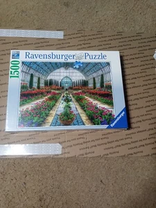 Rompecabezas Ravensburger Atrio Jardín Flores 1500 Piezas - Sellado NUEVO - Imagen 1 de 5