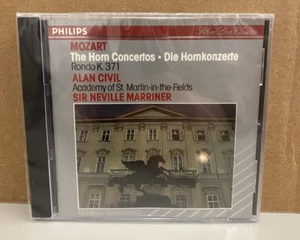 Mozart The Horn Concertos Die Hornkonzerte Alan Civil Sir Neville Marriner NEW - Picture 1 of 3