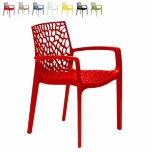Sedie Colorate con Braccioli Poltrone Impilabili Gruvyer Arm Grand Soleil - Foto 1 di 38