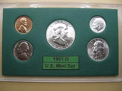 1961 D US Silver Mint Set Brilliant Uncirculated! - Image 1 of 4